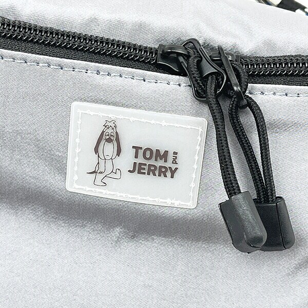 トムとジェリー ドルーピー カラーボディバッグ グレー ウエストポーチ 推し活 トムジェリ