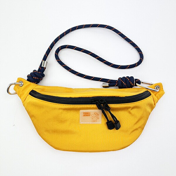 トムとジェリー ジェリー カラーボディバッグ オレンジ ウエストポーチ 推し活 トムジェリ