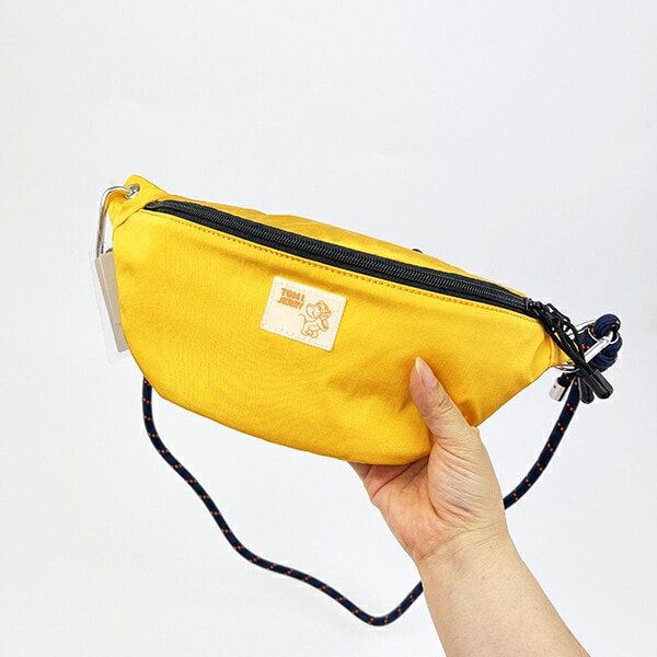 トムとジェリー ジェリー カラーボディバッグ オレンジ ウエストポーチ 推し活 トムジェリ