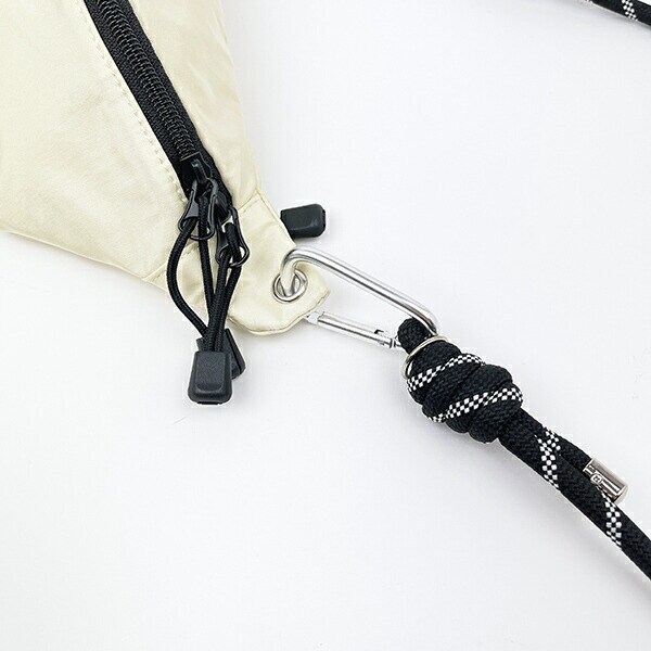 トムとジェリー タフィー カラーボディバッグ ホワイト ウエストポーチ 推し活 トムジェリ