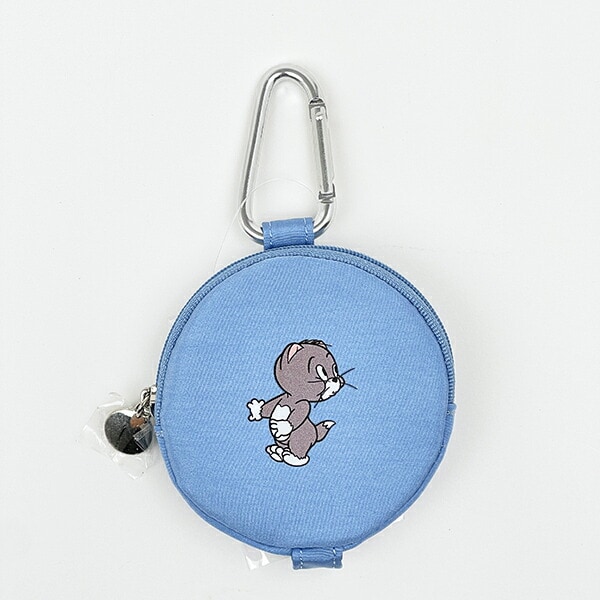 トムとジェリー トプシー カラーサークルポーチ ブルー 推し活 トムジェリ