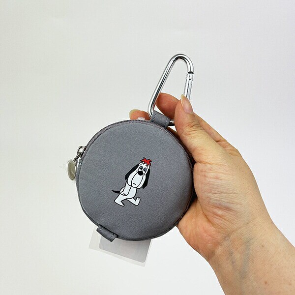 トムとジェリー ドルーピー カラーサークルポーチ グレー 推し活 トムジェリ