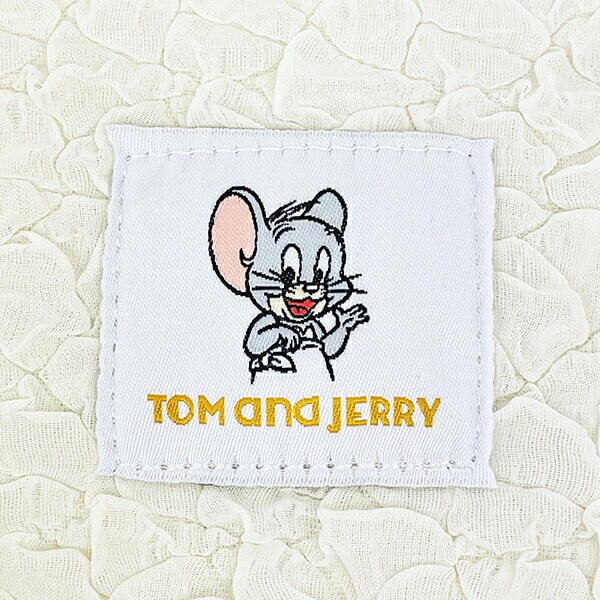 トムとジェリー タフィー おむつポーチ ホワイト トムジェリ