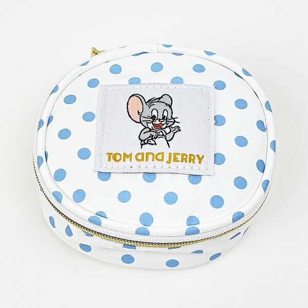 トムとジェリー タフィー おむつアクセサリーポーチ ブルー トムジェリ