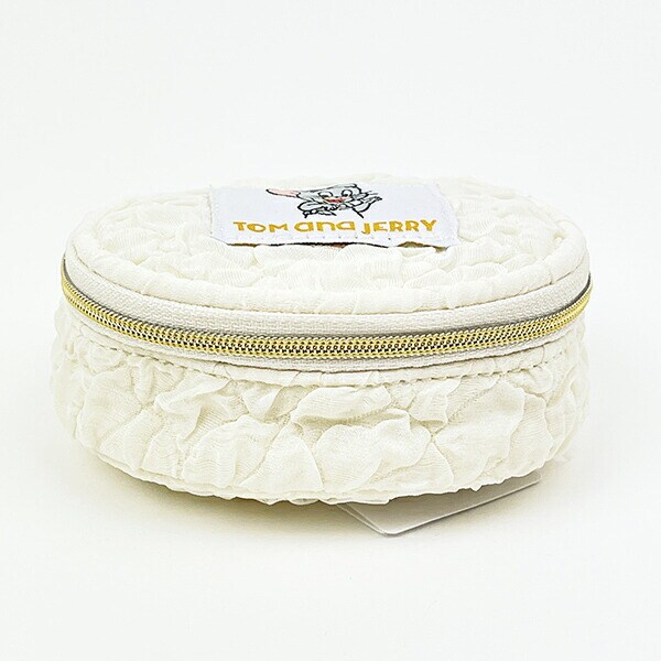トムとジェリー タフィー おむつアクセサリーポーチ ホワイト トムジェリ