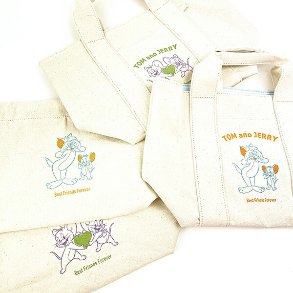 トムとジェリー バースデートートバッグ(ブルー) ランチ トムジェリ