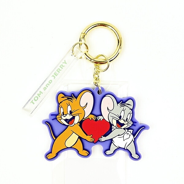 トムとジェリー バースデーラバーチャーム(パープル) キーホルダー トムジェリ