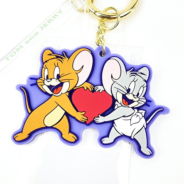 トムとジェリー バースデーラバーチャーム(パープル) キーホルダー トムジェリ