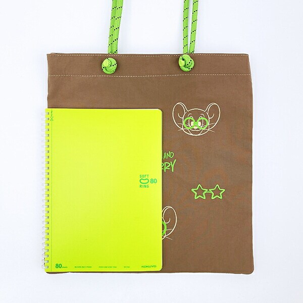 トムとジェリー サングラストートバッグ (ベージュ)