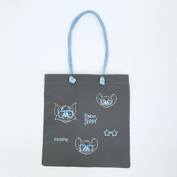 トムとジェリー サングラストートバッグ (グレー)