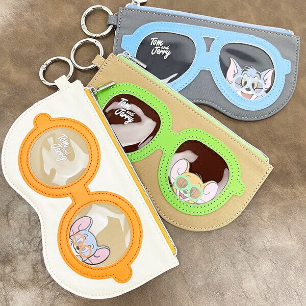 トムとジェリー トム サングラスダイカットポーチ