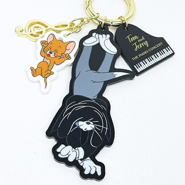 トムとジェリー Piano Concert アクリルチャーム (A) トムジェリ