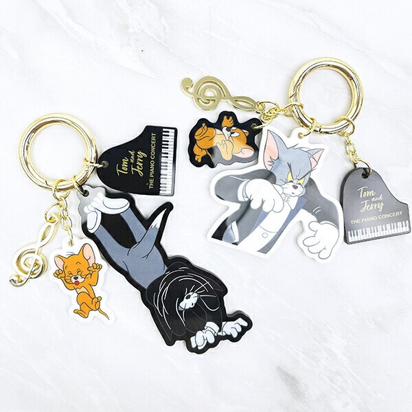 トムとジェリー Piano Concert アクリルチャーム (A) トムジェリ