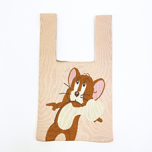 トムとジェリー ジェリー チアフルニットマルシェバッグ トムジェリ