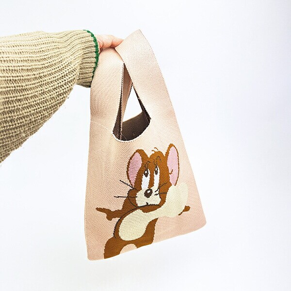 トムとジェリー ジェリー チアフルニットマルシェバッグ トムジェリ