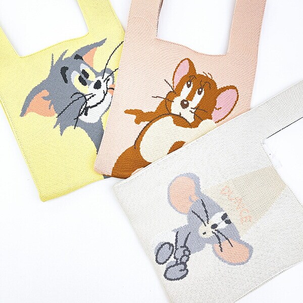 トムとジェリー ジェリー チアフルニットマルシェバッグ トムジェリ