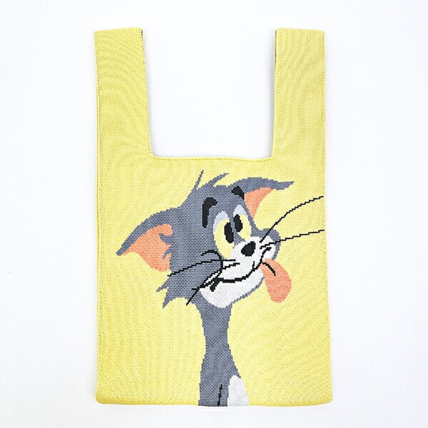 トムとジェリー トム チアフルニットマルシェバッグ トムジェリ