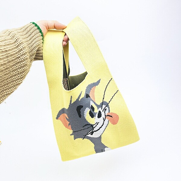 トムとジェリー トム チアフルニットマルシェバッグ トムジェリ