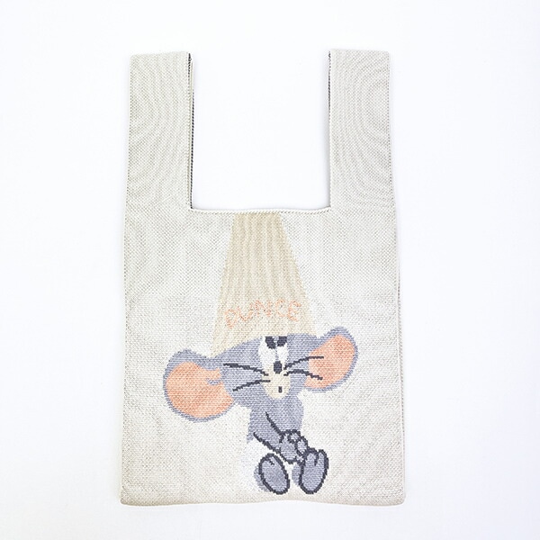 トムとジェリー タフィー チアフルニットマルシェバッグ トムジェリ