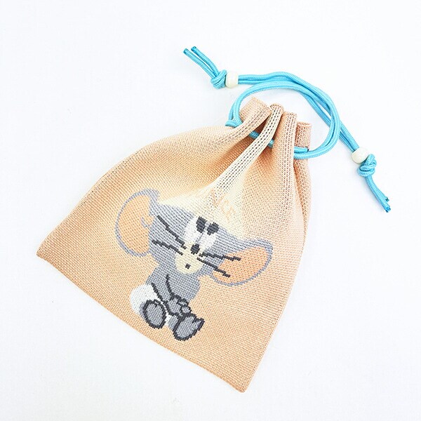 トムとジェリー タフィー チアフルニット巾着 トムジェリ