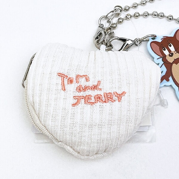 トムとジェリー ジェリー チアフルハートポーチチャーム キーホルダー トムジェリ