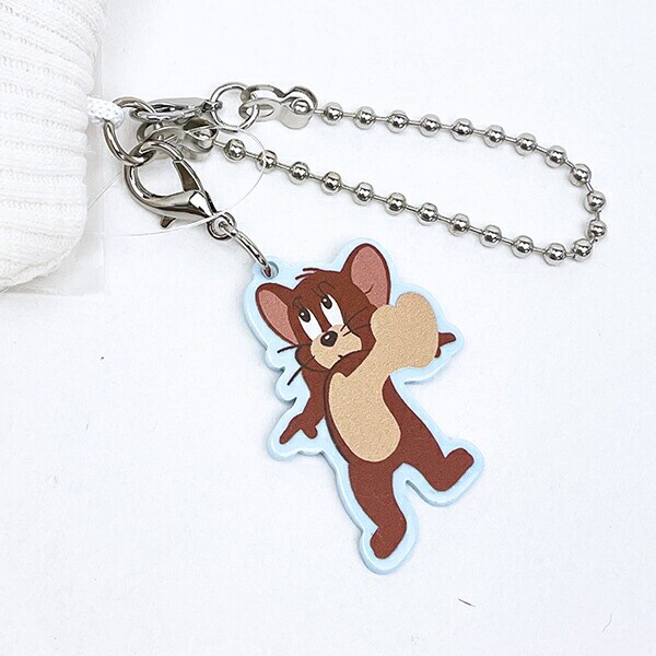 トムとジェリー ジェリー チアフルハートポーチチャーム キーホルダー トムジェリ