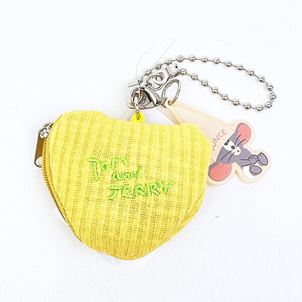 トムとジェリー タフィー チアフルハートポーチチャーム キーホルダー トムジェリ