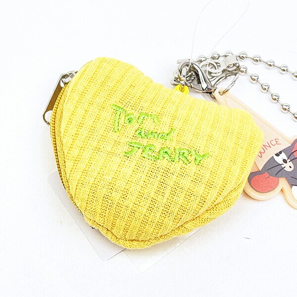 トムとジェリー タフィー チアフルハートポーチチャーム キーホルダー トムジェリ