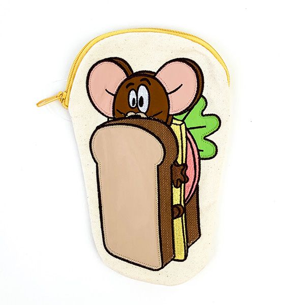 トムとジェリー フラットサンドポーチ （ジェリー） 小物入れ TOMandJERRY