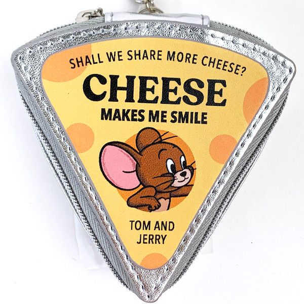 トムとジェリー チーズポーチチャーム （イエロー） 小物入れ アクセサリー入れ TOMandJERRY