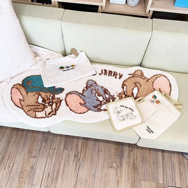 トムとジェリー タイニークラブ エプロン キッチン 料理 アイボリー