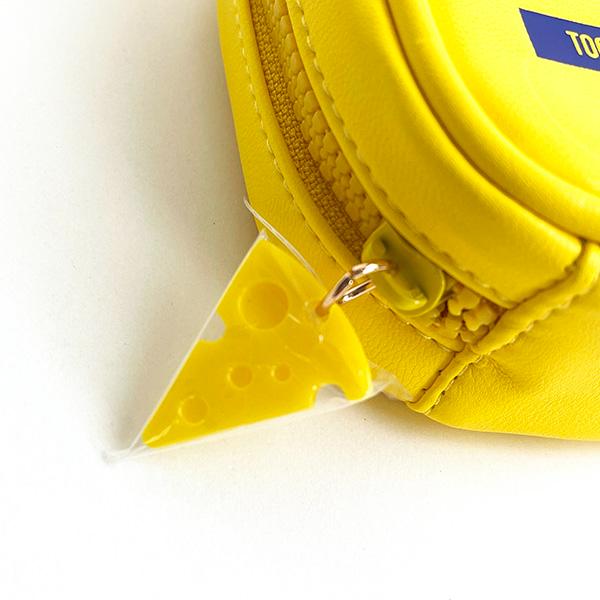 トムとジェリー ジェリー Cheeseスクエアポーチ （レッド）