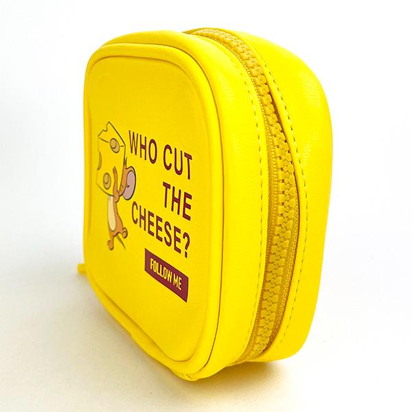 トムとジェリー ジェリー Cheeseスクエアポーチ （レッド）