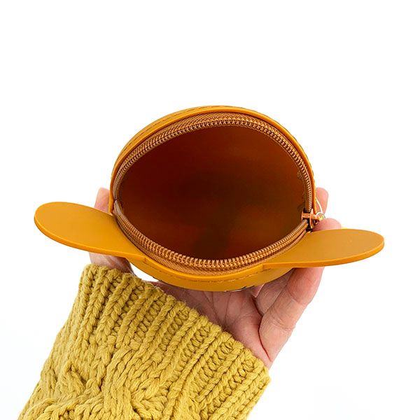 トムとジェリー フェイスダイカットシリコンポーチ BR ブラウン ジェリー メイクポーチ 小物入れ