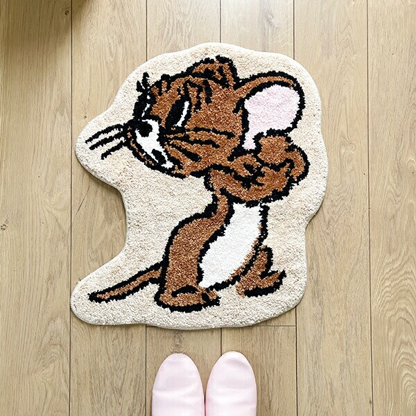 トムとジェリー ジェリー レトロアート ラグマット