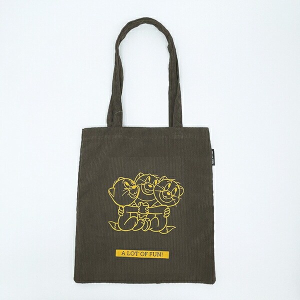 トムとジェリー (3匹の子猫) フロッキー配色トートバッグ トムジェリ