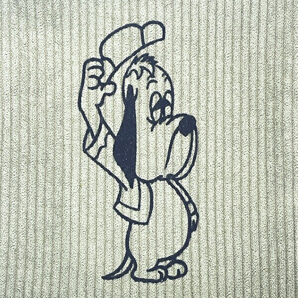 トムとジェリー (ドルーピー) フロッキー配色フラットポーチ トムジェリ