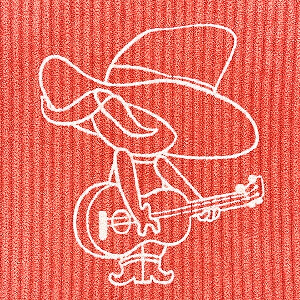 トムとジェリー (ペコスおじさん) フロッキー配色フラットポーチ トムジェリ