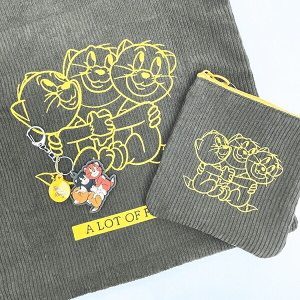 トムとジェリー (3匹の子猫) 配色ラバーチャーム キーホルダー トムジェリ