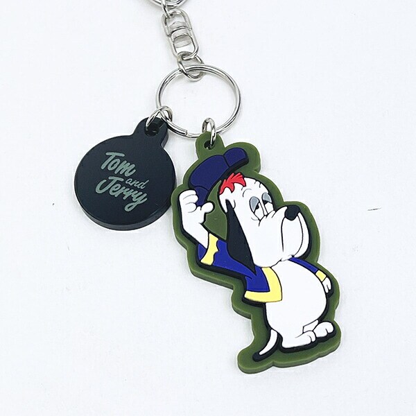 トムとジェリー (ドルーピー) 配色ラバーチャーム キーホルダー トムジェリ