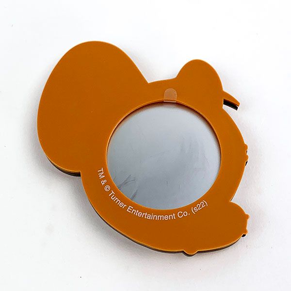 トムとジェリー タイニークラブ ラバーミラー BR ブラウン ジェリー メイク 手鏡