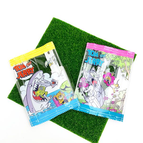 トムとジェリー ポスタープリント PVCポーチ イエロー ポーチ 小物入れ アウトドア 学校 オフィス