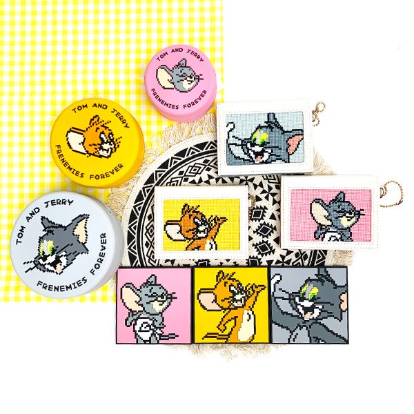 トムとジェリー ジェリー パスケース ピクセル YE 定期入れ イエロー