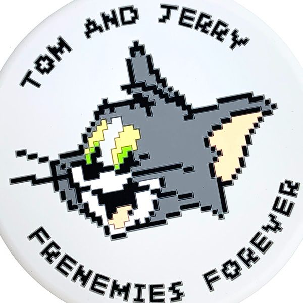 トムとジェリー トム シリコンポーチ ピクセル GY 小物入れ グレー