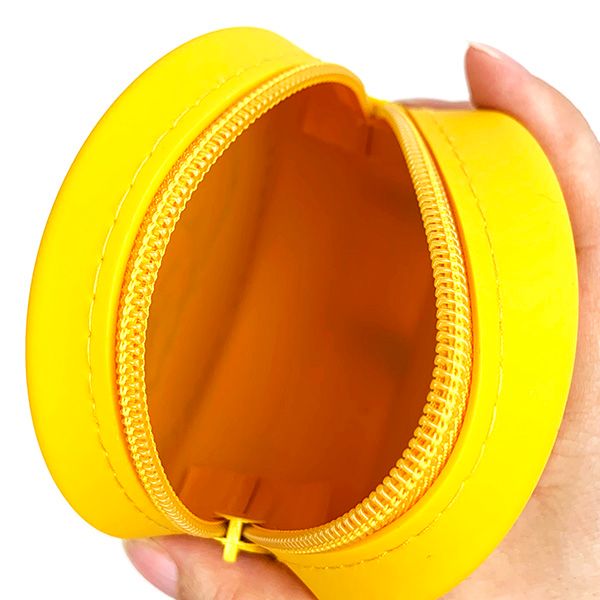 トムとジェリー ジェリー シリコンポーチ ピクセル YE 小物入れ イエロー