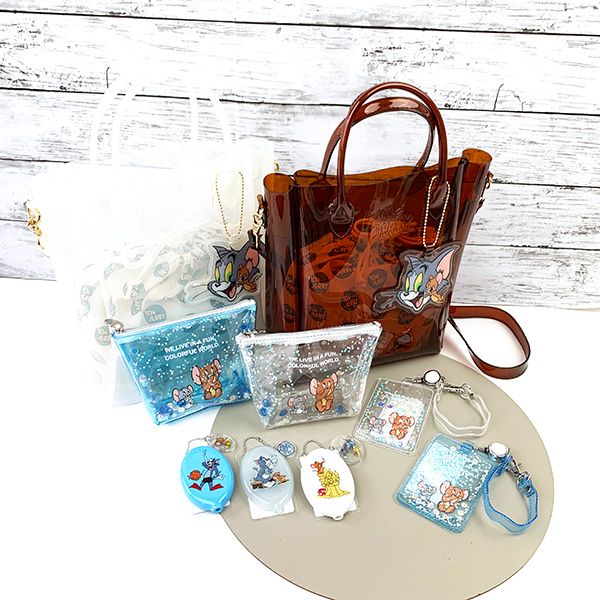 dショッピング |トムとジェリー ラバーコインケースチャーム グレー