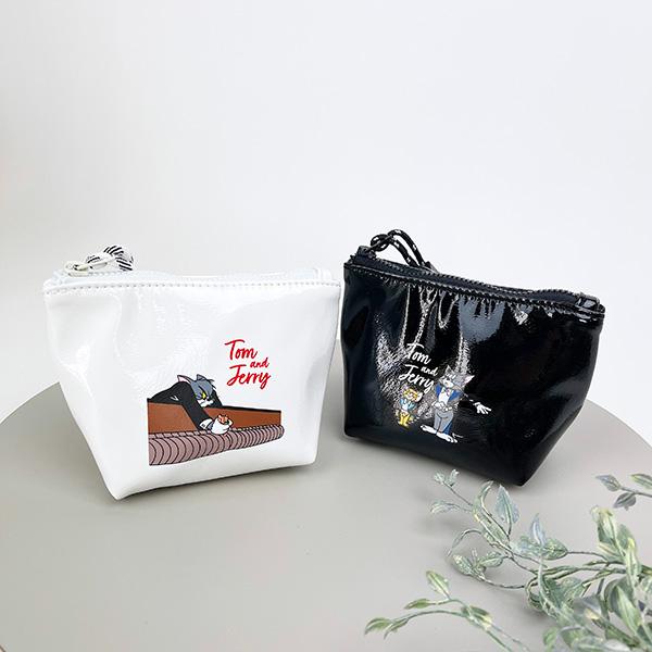トムとジェリー PianoConcert ミニポーチ ブラック 小物入れ 小物入れ TOM and JERRY
