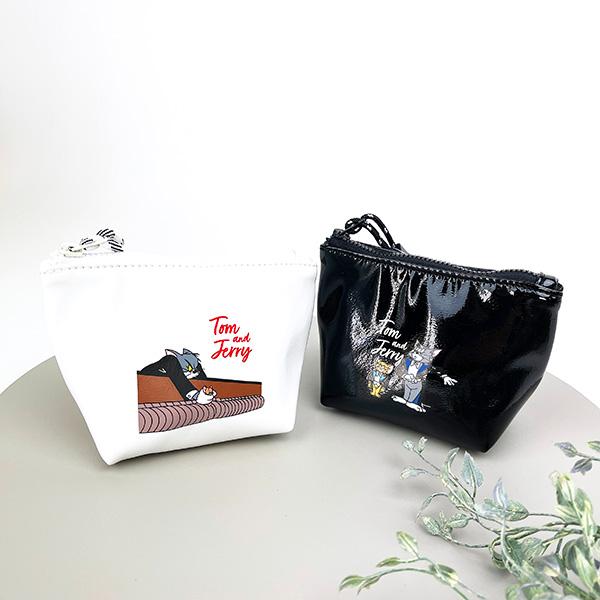 トムとジェリー PianoConcert ミニポーチ ホワイト 小物入れ 小物入れ TOM and JERRY