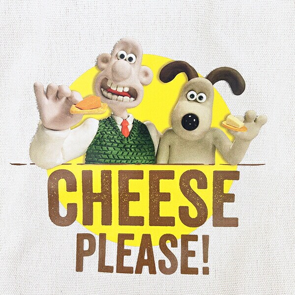 ウォレスとグルミット ラウンドボトムバッグ (ベージュ)