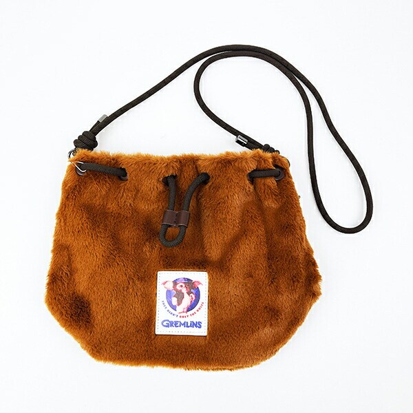 グレムリン ファー巾着ショルダーバッグ ブラウン ACCOMMODE アコモデ